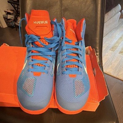 Nike Zoom Hyperfuse PE Russell Westbrook 407622-408 High Mesh Blue Orange