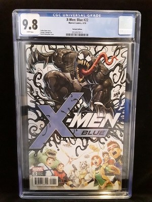 CGC 9.8 X-Men Blue # 22 1:50 Nakayama Poison X Venom Variant RARE HTF NM/MT
