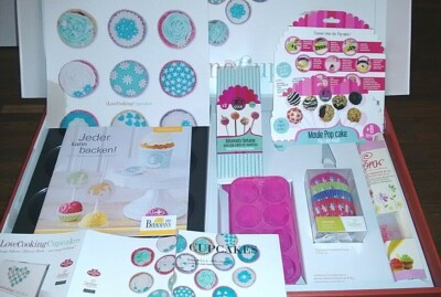   Ballarini Set Koffer I LOVE COOKING CUPCAKES Italy Italien