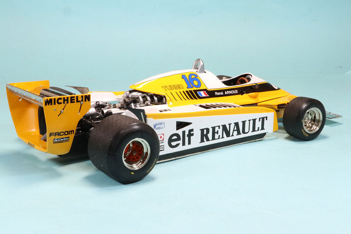 Near Mint 1/18 Exoto Renault Re20 Turbo 1980 F1 France Gp 16 Near Mint 1/18 Exoto Renault Re20 Turbo 1980 F1 France Gp 16