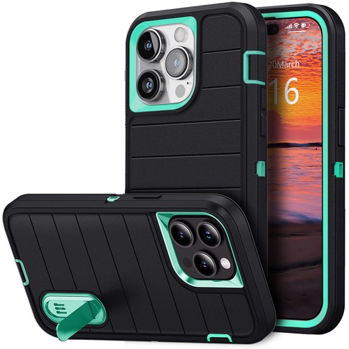 For Apple iPhone 14 Pro Max/14 Pro/14 Plus/14 Shockproof Case Stand Holder Cover - Picture 20 of 36