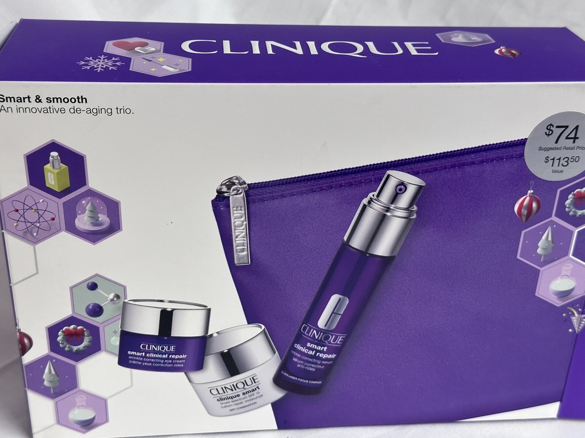 Clinique Smart Clinical Repair Wrinkle Correcting Serum 1 Oz Set 4