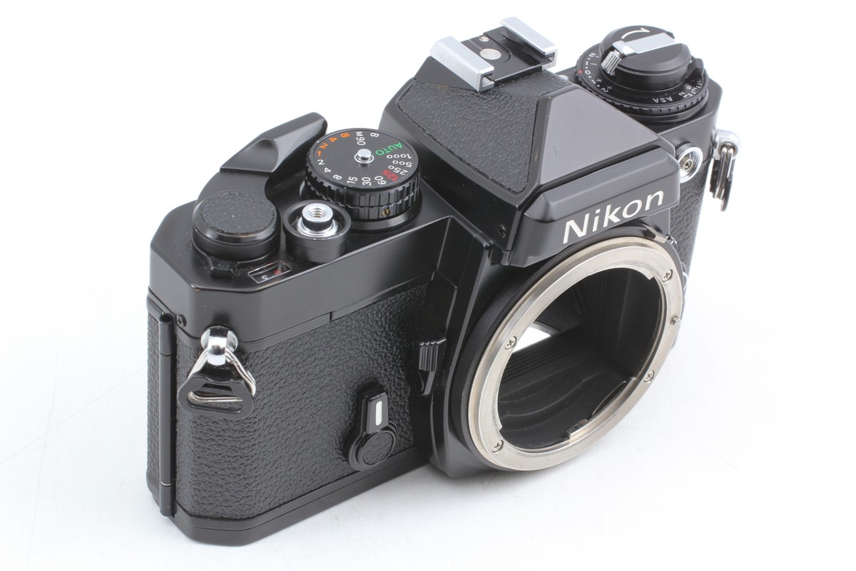 ⏯️ Nikon FE Black 35mm Film SLR Camera Ai Nikkor 50mm f/1.4 From