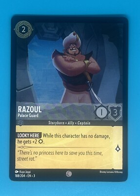 Disney Lorcana: Into The Inklands - Razoul - Palace Guard - 188/204 ...