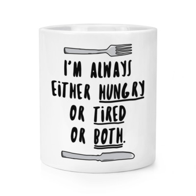 I'M Immer Entweder Hungrig Tired Oder Both Makeup Pinsel Bleistift Topf - Lustig