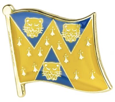 County & Region Flag of England Great Britain UK United Kingdom Shropshire Pin