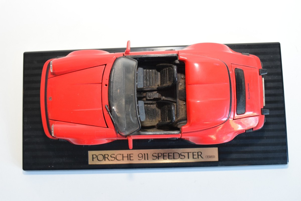 B20 1:18 MAISTO PORSCHE 911 SPEEDSTER 1989 RED EXC. COND. | eBay