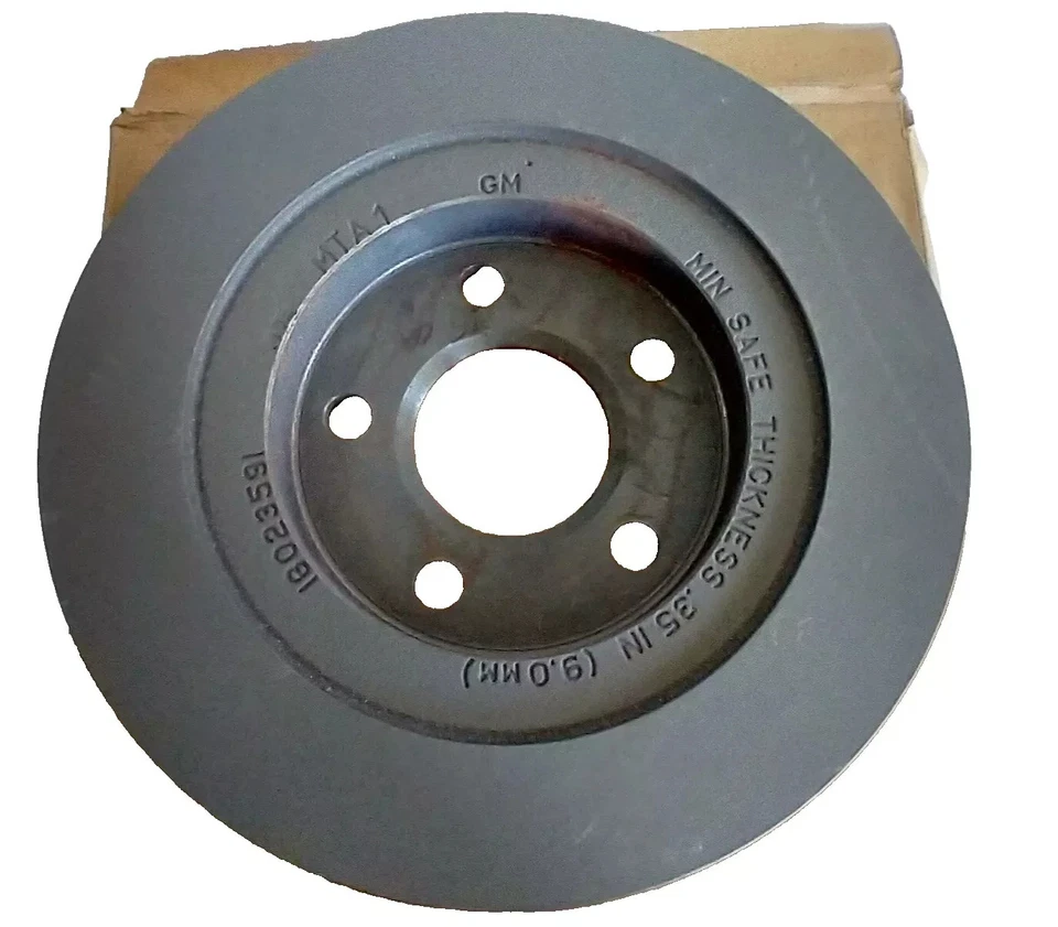 Rotor de freno de disco recubierto trasero 5 tacos ACDELCO GM OE 177-868 (88967261) Foto 4 de 4