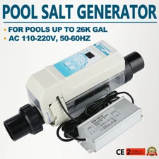 Complete Salt Chlorine Generator Salt Water Pool Chlorinator System 26000 Gallon