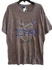 Old Varsity Brand Herren Tulsa Oklahoma Rundhals Kurzarm, Grau, XL