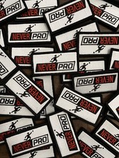 Cornhole Bags Patch 3”x 1.5” NEVER PRO