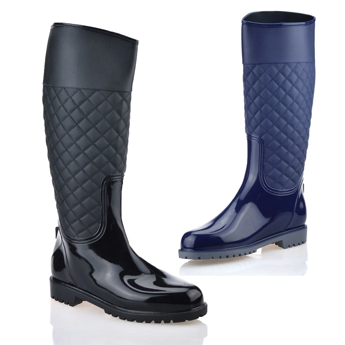 Womens quilted shop wellies