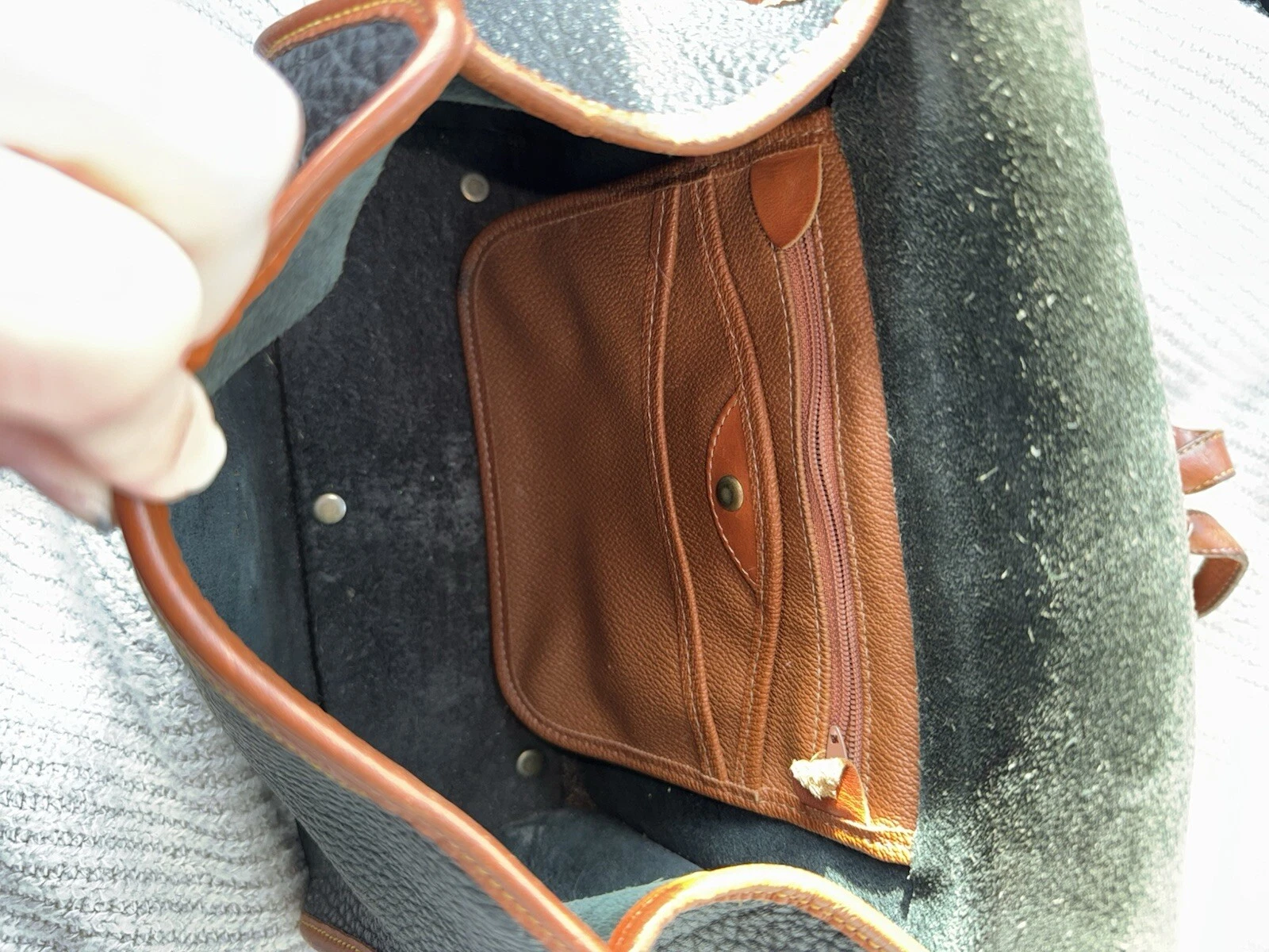 DOONEY & BOURKE Borsa a tracolla vintage Dooney Bourke