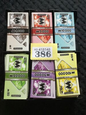 Monopoly Millionär Geldkarten je 15 & 16 Ersatz Ersatzgeld + Laden
