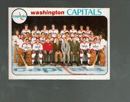 1978-79. OPC. Checklist. Washington Capitals #208 EXMT