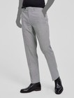 Alfani Men's White Houndstooth Slim-Fit Trousers Dress Pants Size 36W 30L