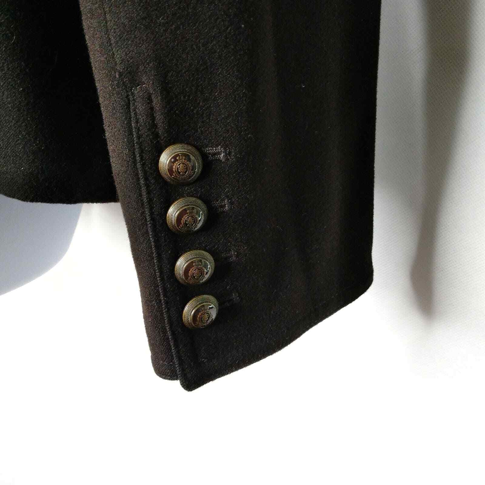 Etcetera Black Jacket Crest Button Pocket Blazer … - image 3