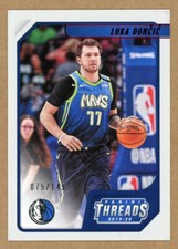 luka doncic 2019-20 PANINI CHRONICLES THREADS #100 RED SERIAL NUMBERED TO /149