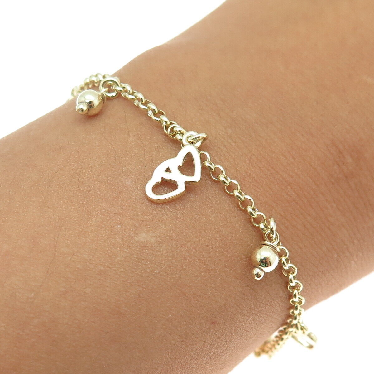 Heart & Ball link bracelet Heart & Ball link bracelet