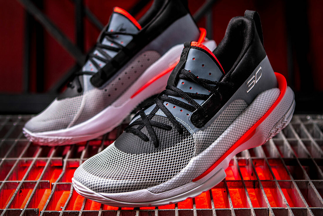 Under Armour Stephen Curry 7 UNDRTD White Black Red Under Armour Stephen Curry 7 UNDRTD White Black Red
