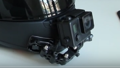 GoPro Hero 12, 11, 10, 9 Helmet Chin mount-image