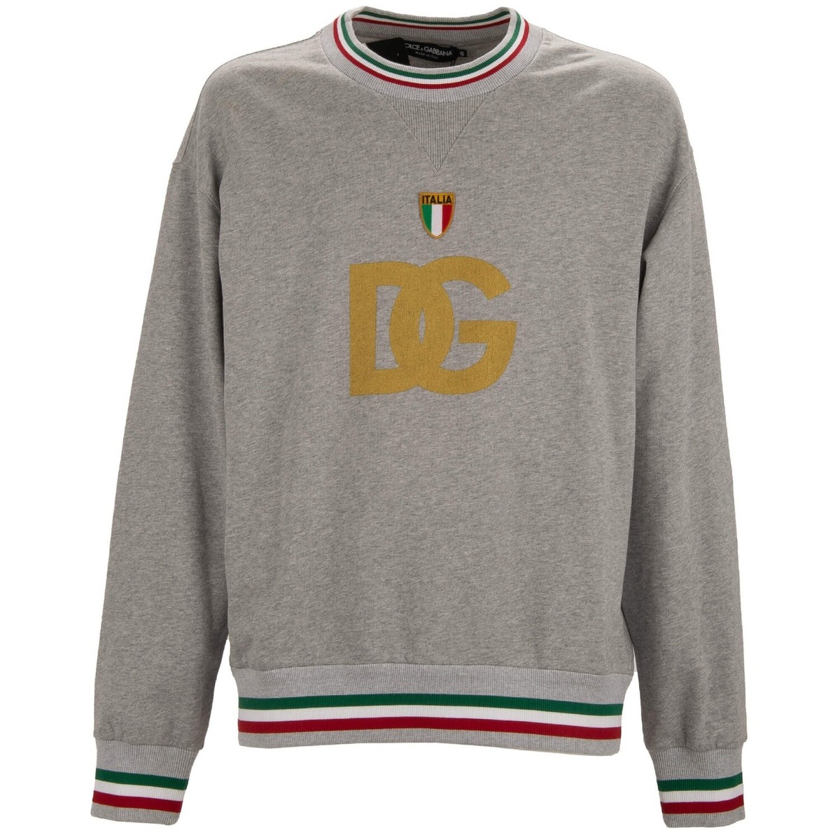 DOLCE & GABBANA DG Logo Italien Oversize Pullover Sweater