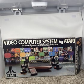 Atari 2600 Console Original 6 switch Console In Box Joystick game WORKING lot