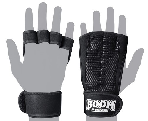 Gym Neoprene Weight Lifting Padded Gloves Fitness Training Workout Wrist Straps - 第 2/5 張圖片