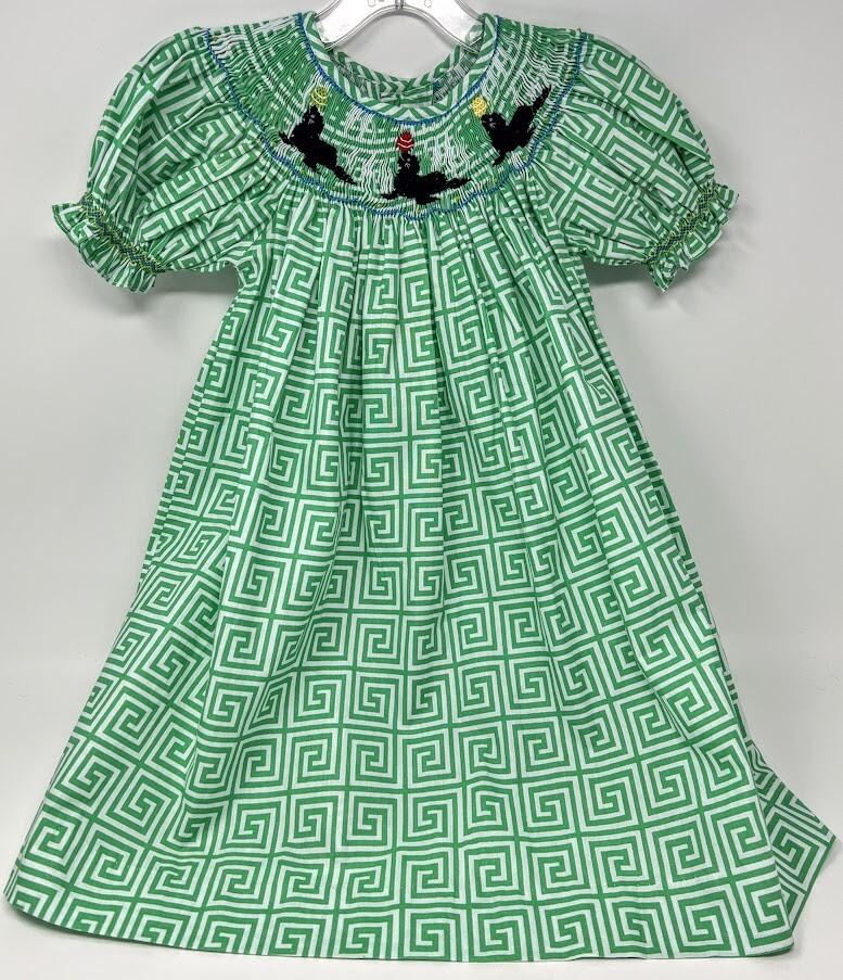 mom and me smocked dresses & Dress Puffed Sleeves 7660 Perfect for Summer Outings and Family Photos WhiteSize Pink Mommy and Me Smocked