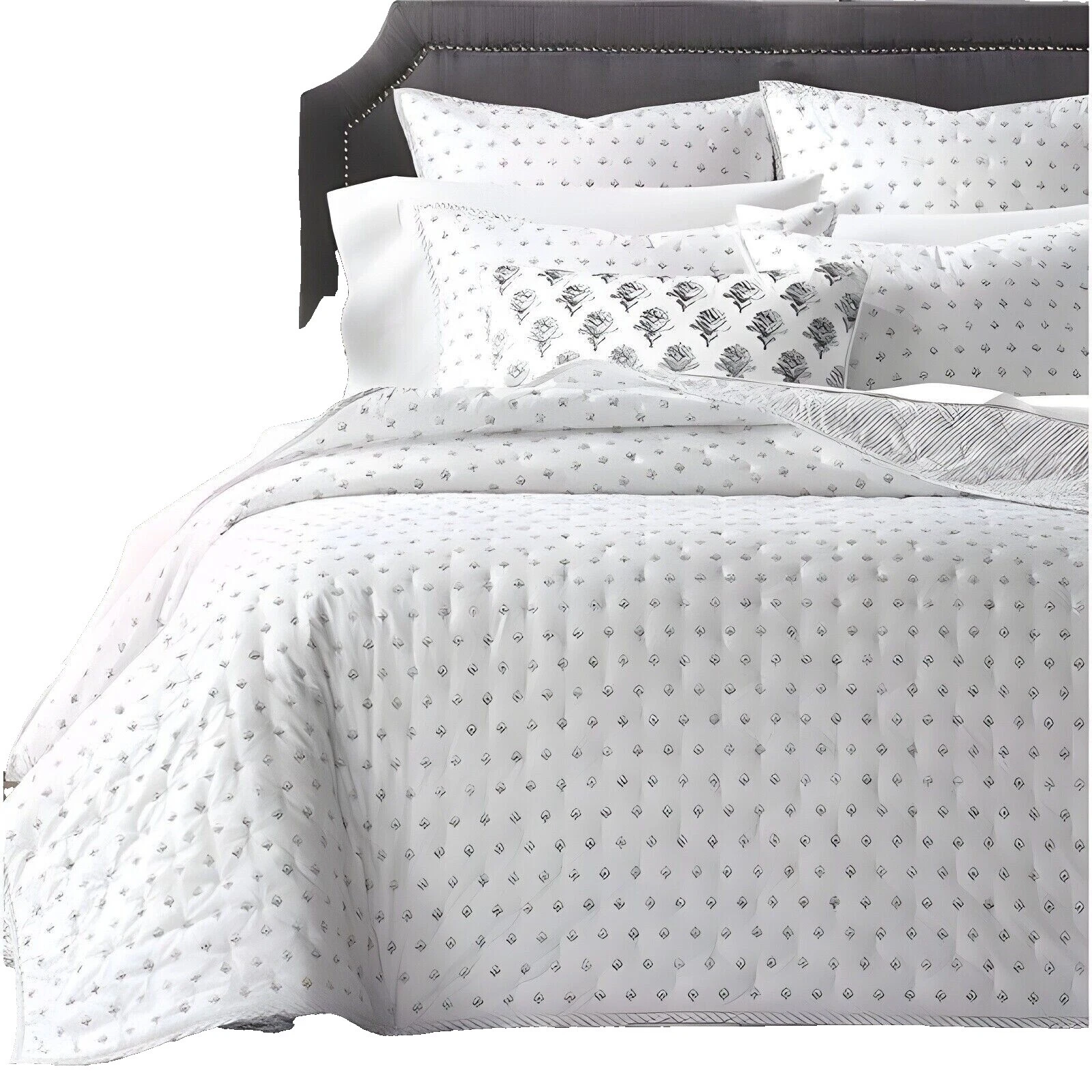 King Cotton Circles Quilts, Bedspreads & Coverlets