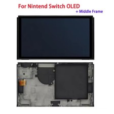 Original For Nintend Switch Console OLED Display Touch Screen Digitizer w/Frame