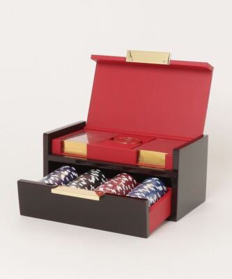 POLO RALPH LAUREN HOME Sutton Poker Sets Poker chips and 2 sets of