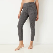 Women's High-Rise Brushed Jersey 7/8 Leggings - JoyLab  Heather Pattern