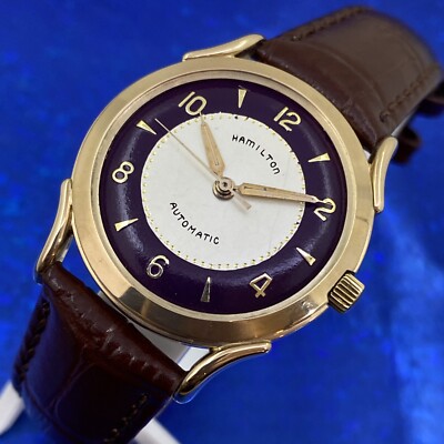 Vintage 1960's Man's HAMILTON Automatic Stunning 2Tone Dial