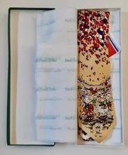MARK,FORE & STRIKE  TIE  58” SILK USA 1996 Election -  NEW w/Tags in Box