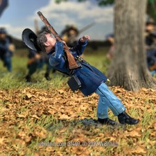 W.Britain 31409 Federal Iron Brigade Casualty Falling No.2  Britains 