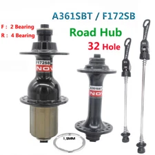 Road Bike Hub Front Rear 32 Hole Bike Freehub Disc 4 Bearing for 8-9-10-11-12S