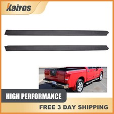 For 2004-2015 Nissan Titan King Cab Only Bed Rail Cap Black Lh Rh Side