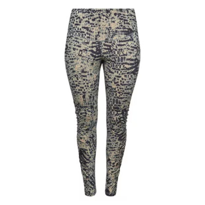 Damen Adidas Yoga Leggings Sport Tights Blau Übergröße Laufen 2XL 24-26