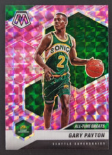 Gary Payton 2021 Panini Mosaic Pink Camo Basketball Card #291 (NM)