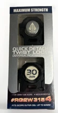 UTG RG2W3154 Max Strength 30mm Picatinny Rings 2 Pieces Med Profile. Brand New!