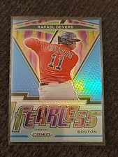 2021 PRIZM BASEBALL RAFAEL DEVERS FEARLESS CAROLINA TEAL PRIZM - RED SOX
