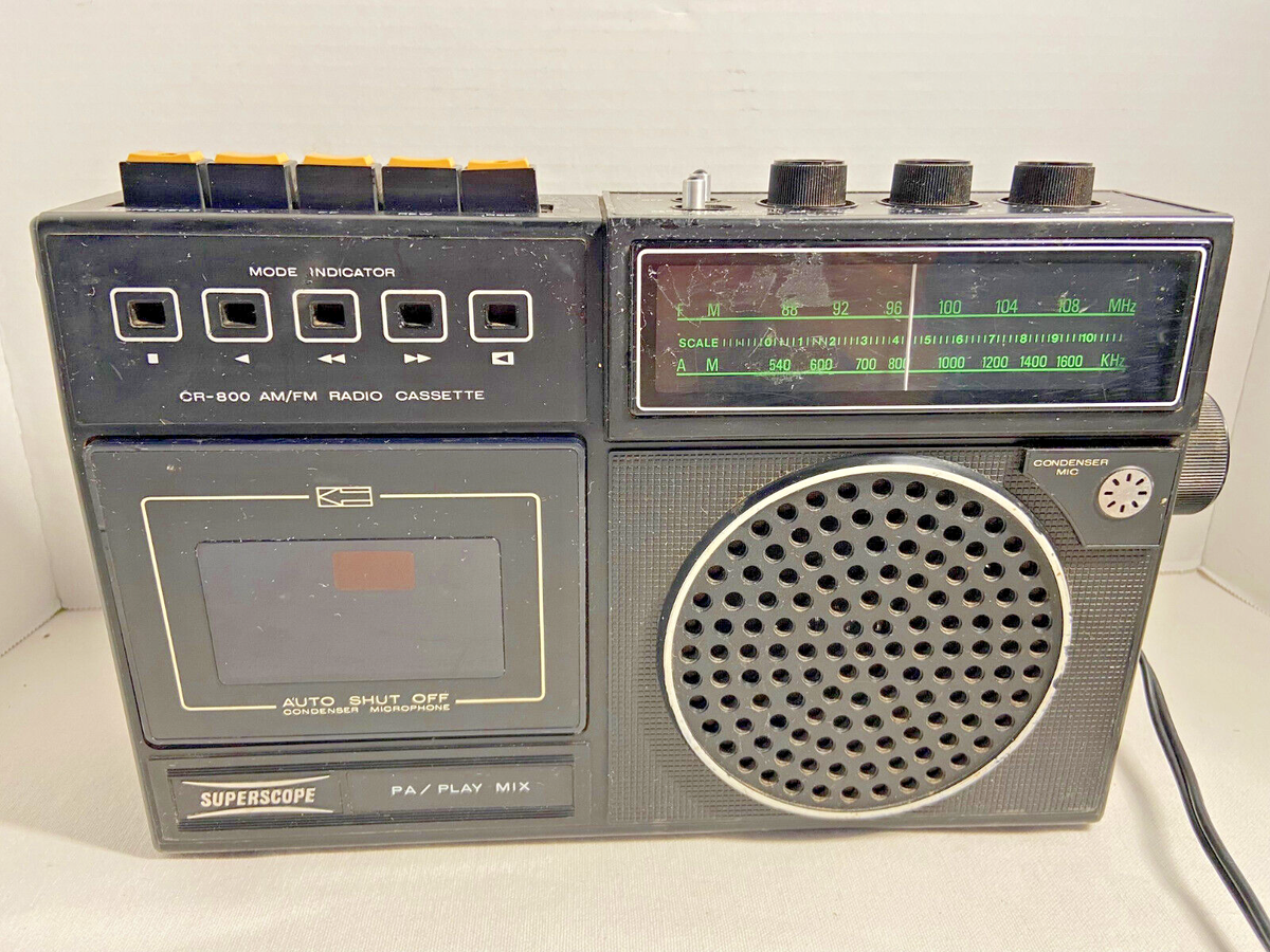 SUPERSCOPE CRS-3800 ステレオカセットレシーバー　ジャンク品 s-l400.jpg