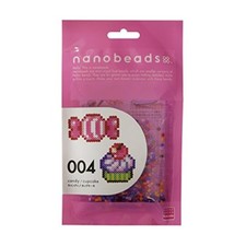 Kawada Nano Beads 004 CANDY / CUPCAKE Perler Beads Kit NEUF