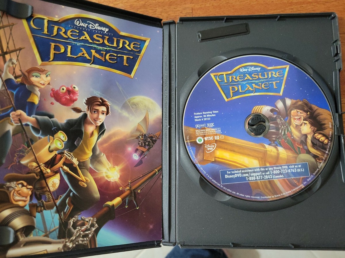 Treasure Planet DVD Movie Disney Animated Widescreen 2002