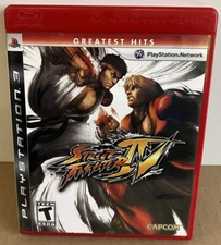 GREAT SHAPE Street Fighter IV PS3 Sony PlayStation 3 2009 Complete FAST SHIPPING
