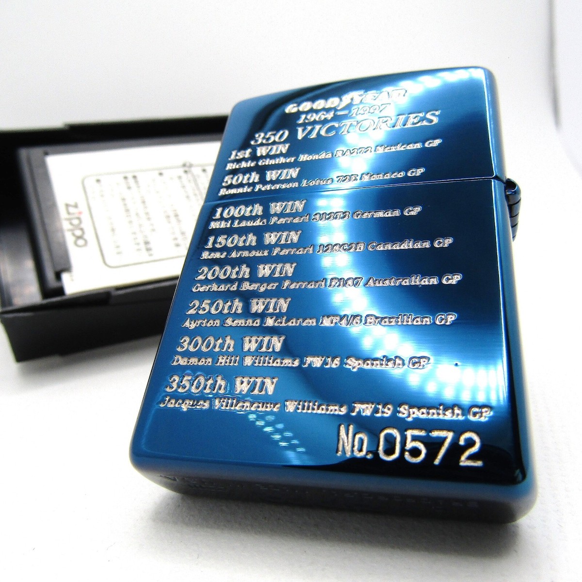 Goodyear ZIPPO/ジッポー F-1 GRAND PRIX VICTORIES GOOD YEAR Goodyear ZIPPO/ジッポー F-1 GRAND PRIX VICTORIES GOOD YEAR