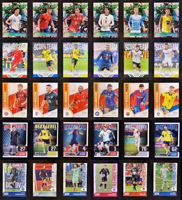 2021-22 Panini Score FIFA Soccer Inserts - choose/auswählen-