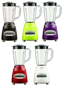 12-Speed 350 Watt 1.5L Counter top Blender Ice Crusher in 6 COLORS