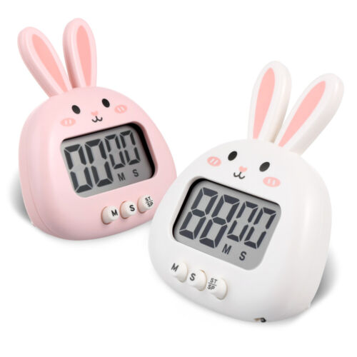  2 PCS Kitchen Clock Kitchen Alarm Clock Timer For Kids Hourclocks Cute - Picture 1 of 11